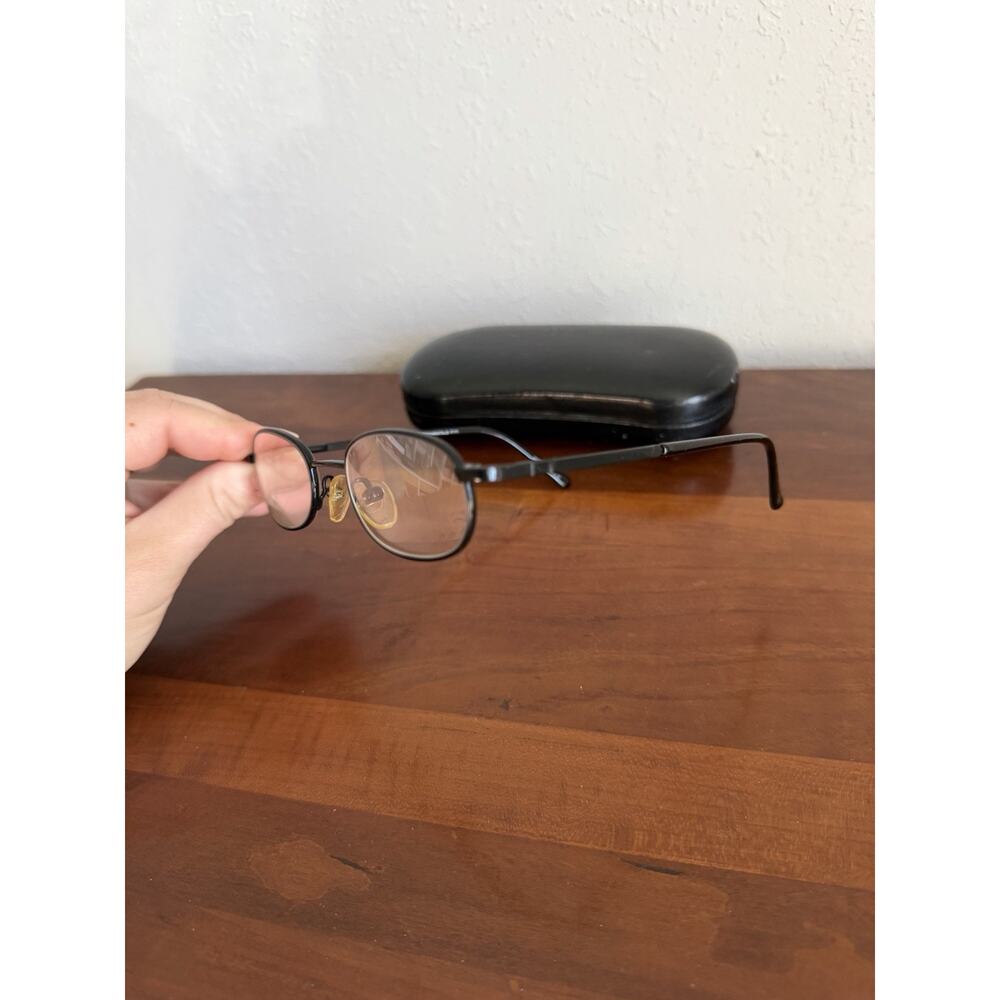 Fundamentals Eyeglasses Frames F111 47-19-130 Black Full Rim Eyewear Classic - Picture 2 of 6